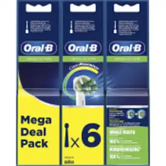 Tanborstrefill cross action 6-p oral-b