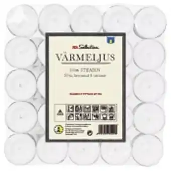 ICA Maxi Värmeljus stearin 50-p ica selection erbjuda