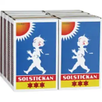 ICA Maxi Tändstickor 8-p solstickan erbjuda