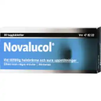 Novalucol mint tuggtablett 30-p