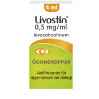 Livostin ögondroppar 0,5mg/ml 4ml livostin