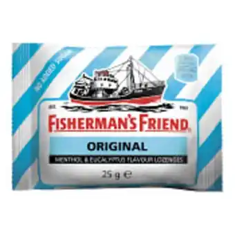 ICA Maxi Halstabletter original sockerfri 25g fisherman's friend erbjuda