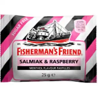 ICA Maxi Halstablett lakrits/hallon sockerfri 25g fisherman´s friend erbjuda
