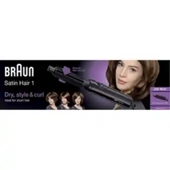 ÖoB Varmluftsborste braun satin hair 1 as110 erbjuda
