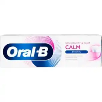 ÖoB Tandkräm oral-b sensitivity & gum calm original erbjuda