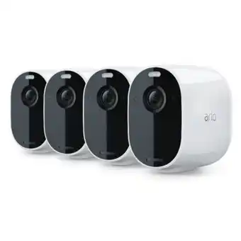Kjell & Company Arlo essential övervakningskamera 4-pack vit erbjuda