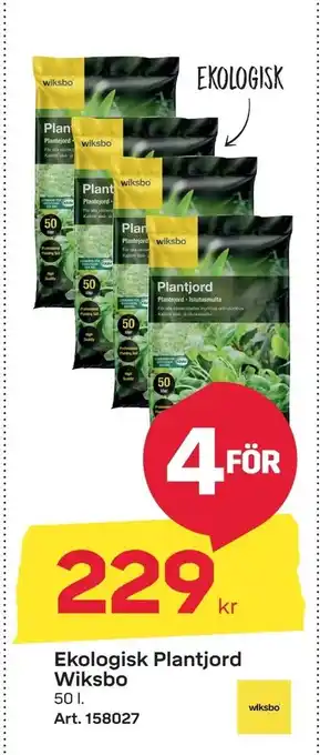 Ekologisk Plantjord Wiksbo