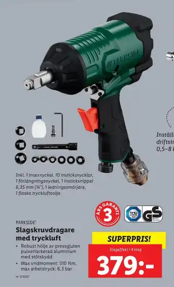 Lidl Slagskruvdragare. med tryckluft erbjuda