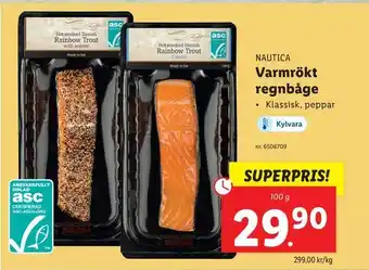 Lidl Varmrökt regnbåge erbjuda
