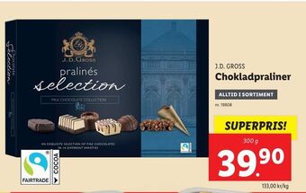 Lidl Chokladpraliner erbjuda