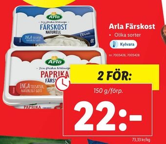 Lidl Arla Färskost erbjuda