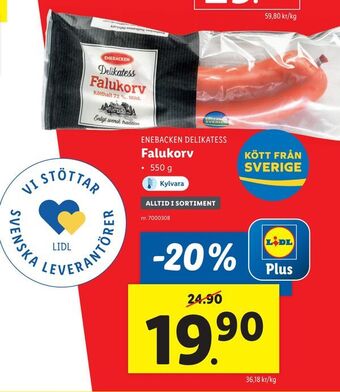 Lidl Falukorv erbjuda