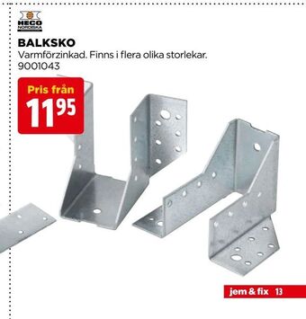 Jem&Fix Balksko erbjuda