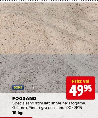 Jem&Fix Fogsand erbjuda