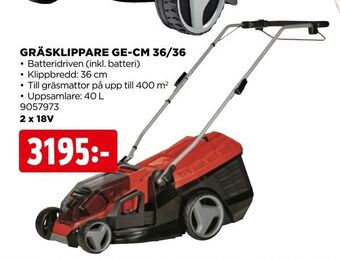 Jem&Fix Gräsklippare ge-cm 36/36 erbjuda