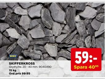 Jem&Fix Skifferkross erbjuda