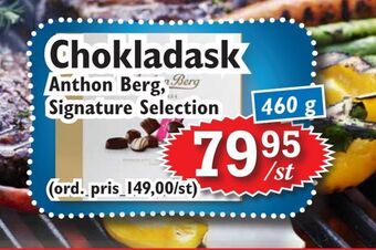 T-jarlen Chokladask erbjuda