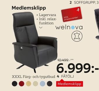 XXXLutz Fåtölj erbjuda