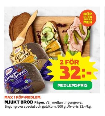 Coop Extra Mjukt bröd erbjuda