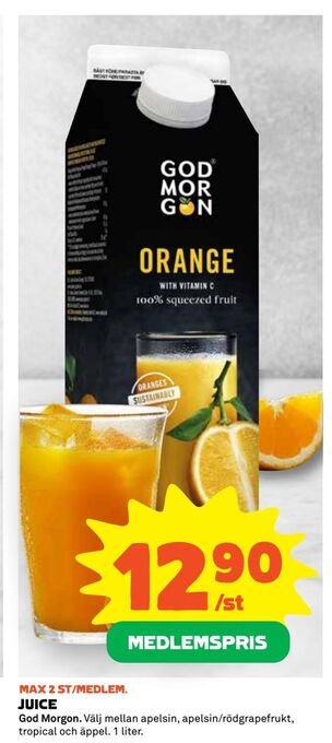 Coop Extra JUICE erbjuda