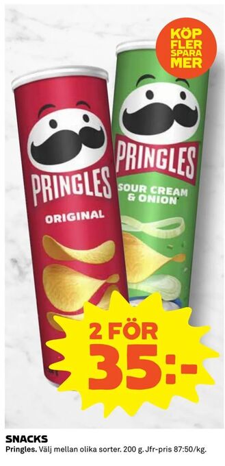 Coop Extra Snacks erbjuda