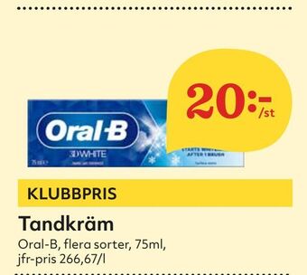 Hemköp Tandkräm erbjuda