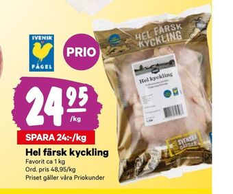 City Gross Hel färsk kyckling erbjuda