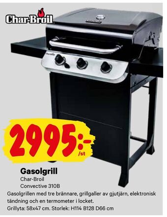 City Gross Gasolgrill erbjuda