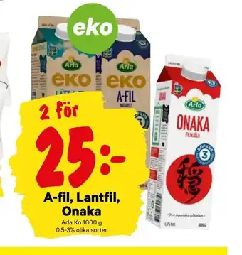City Gross A-fil, Lantfil, Onaka erbjuda