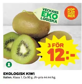 Ekologisk kiwi