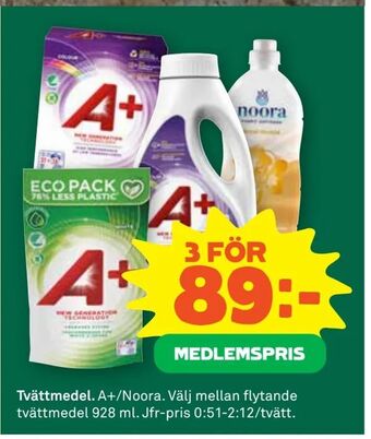 Coop Extra Tvättmedel erbjuda
