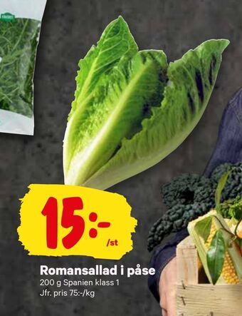 City Gross Romansallad i påse erbjuda