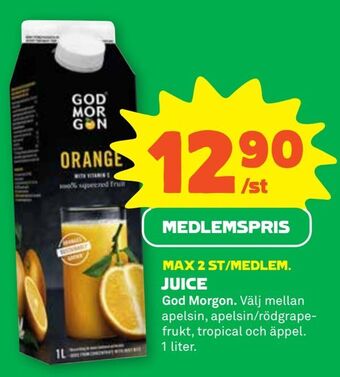 Coop Forum Juice erbjuda