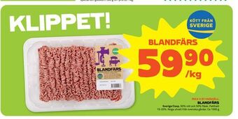 Coop Forum Blandfärs erbjuda