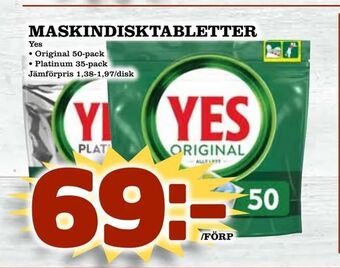 Prisma Mat Maskindisktabletter erbjuda
