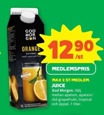 Stora Coop Juice erbjuda