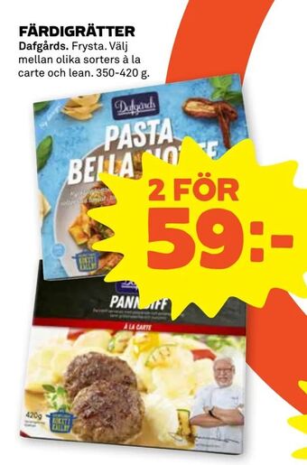 Stora Coop Färdigrätter erbjuda