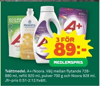 Stora Coop Tvättmedel erbjuda