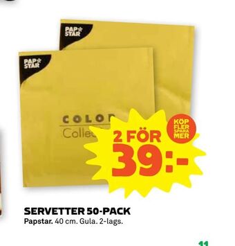 Stora Coop Servetter 50-pack erbjuda