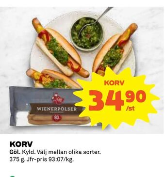 Coop Korv erbjuda