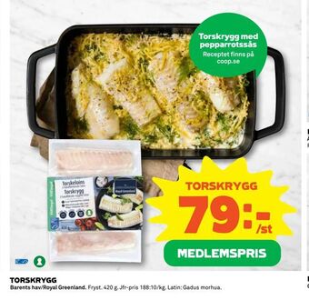 Coop Torskrygg erbjuda