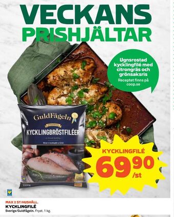 Coop Kycklingfilé erbjuda
