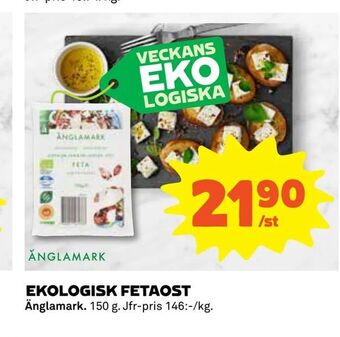 Coop Ekologisk fetaost erbjuda