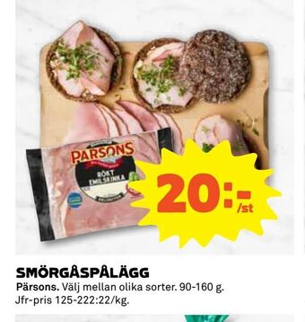 Coop Konsum Smörgåspålägg erbjuda