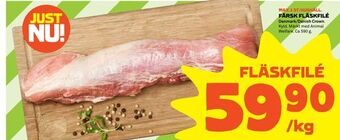 Coop Fläskfilé erbjuda