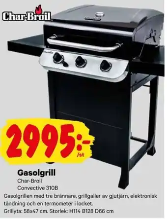 City Gross Char Broil Gasolgrill Convective 310B erbjuda