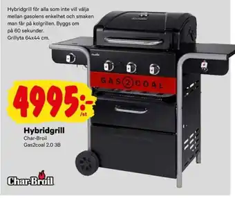 City Gross Char Broil Hybridgrill Gas2coal 2.0 3B erbjuda