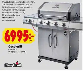City Gross Char Broil Gasolgrill Performance pro S4 erbjuda