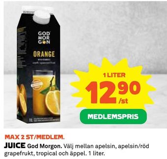 Coop Daglivs Juice erbjuda