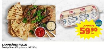 Coop Daglivs Lammfärs i rulle erbjuda